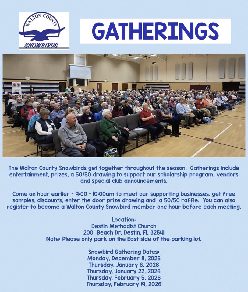 Walton County Snowbirds Gathering Event