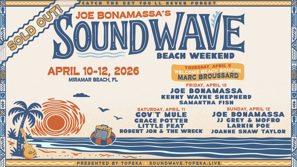 Joe Bonamassa's Sound Wave Beach Weekend Event