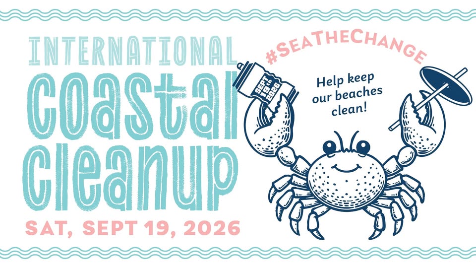 2026 International Coastal Cleanup Day Beach Cleanup Event