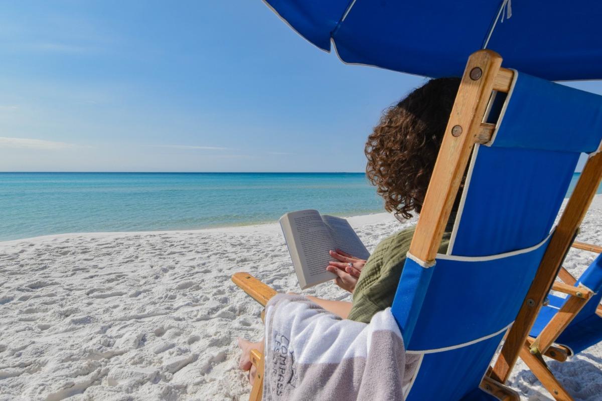 Beautiful view of the Gulf shoreline in Destin, Florida, with emerald waters and white sand beaches, the perfect setting for Destin condos.